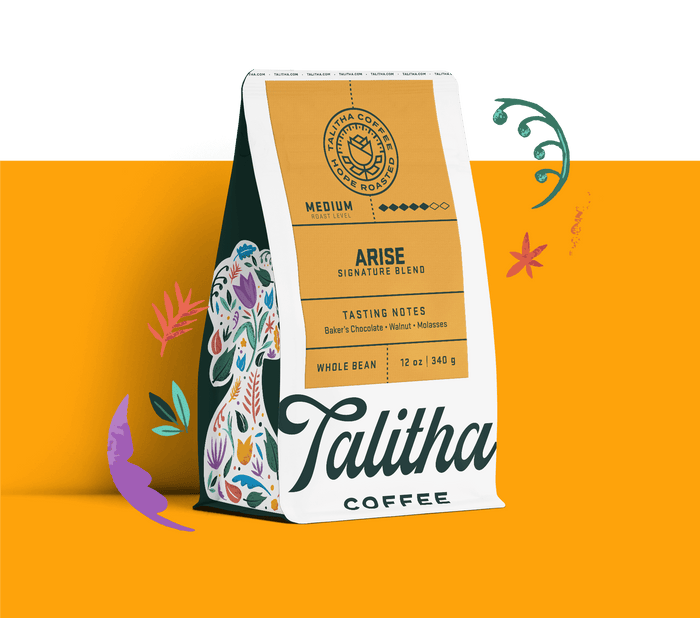 Arise blend coffee bag