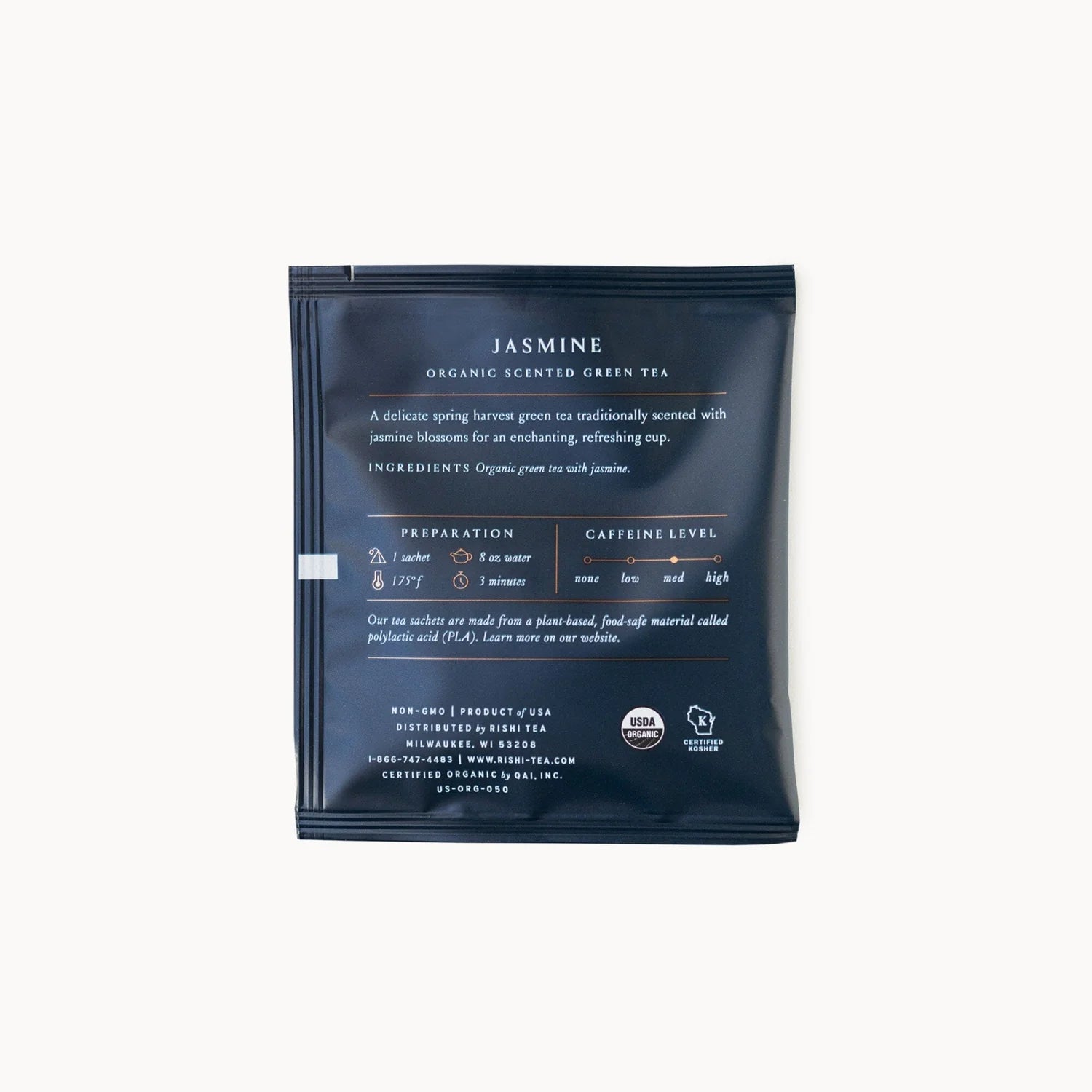 Rishi Jasmine tea sachet
