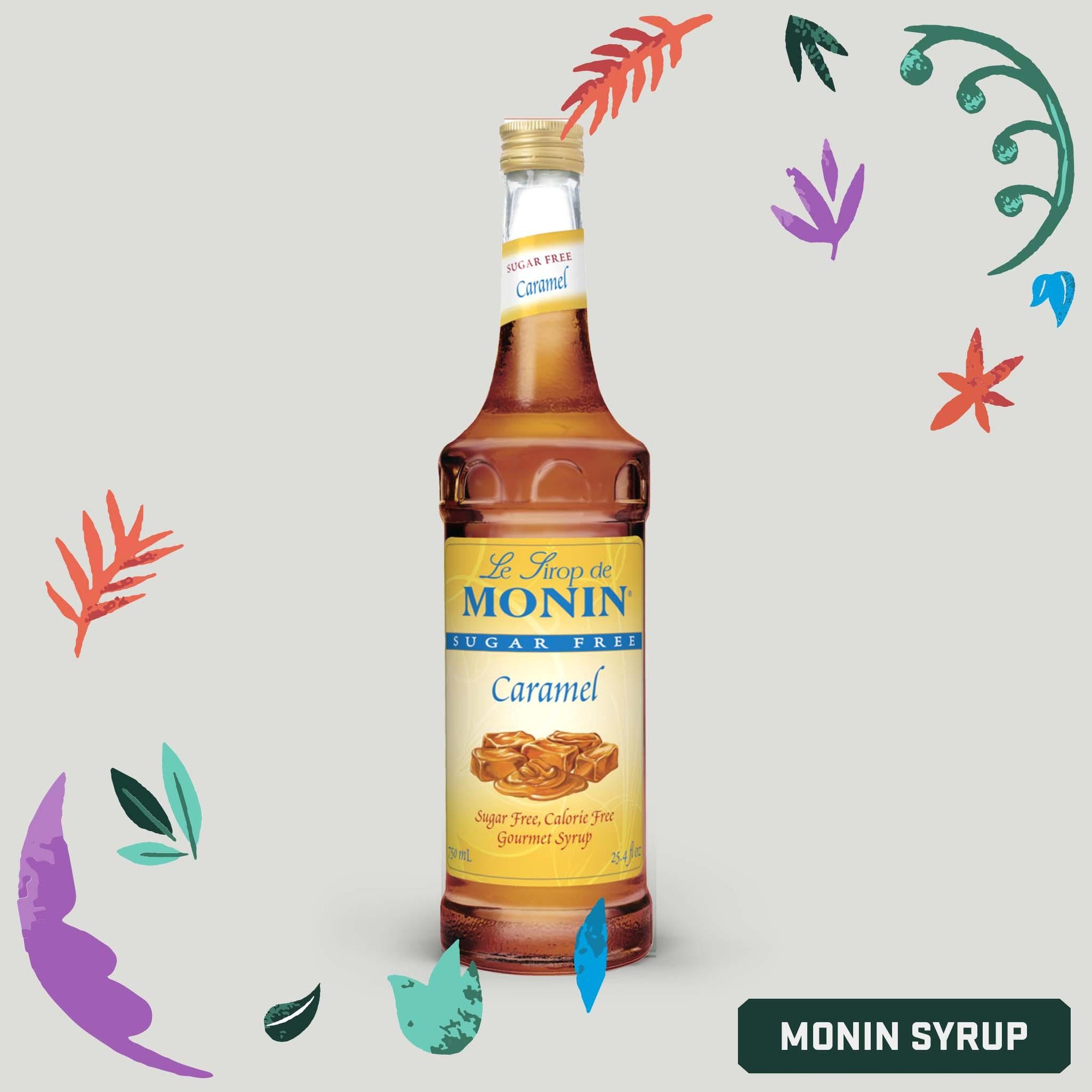 Monin Sugar Free Caramel Syrup - Talitha Coffee