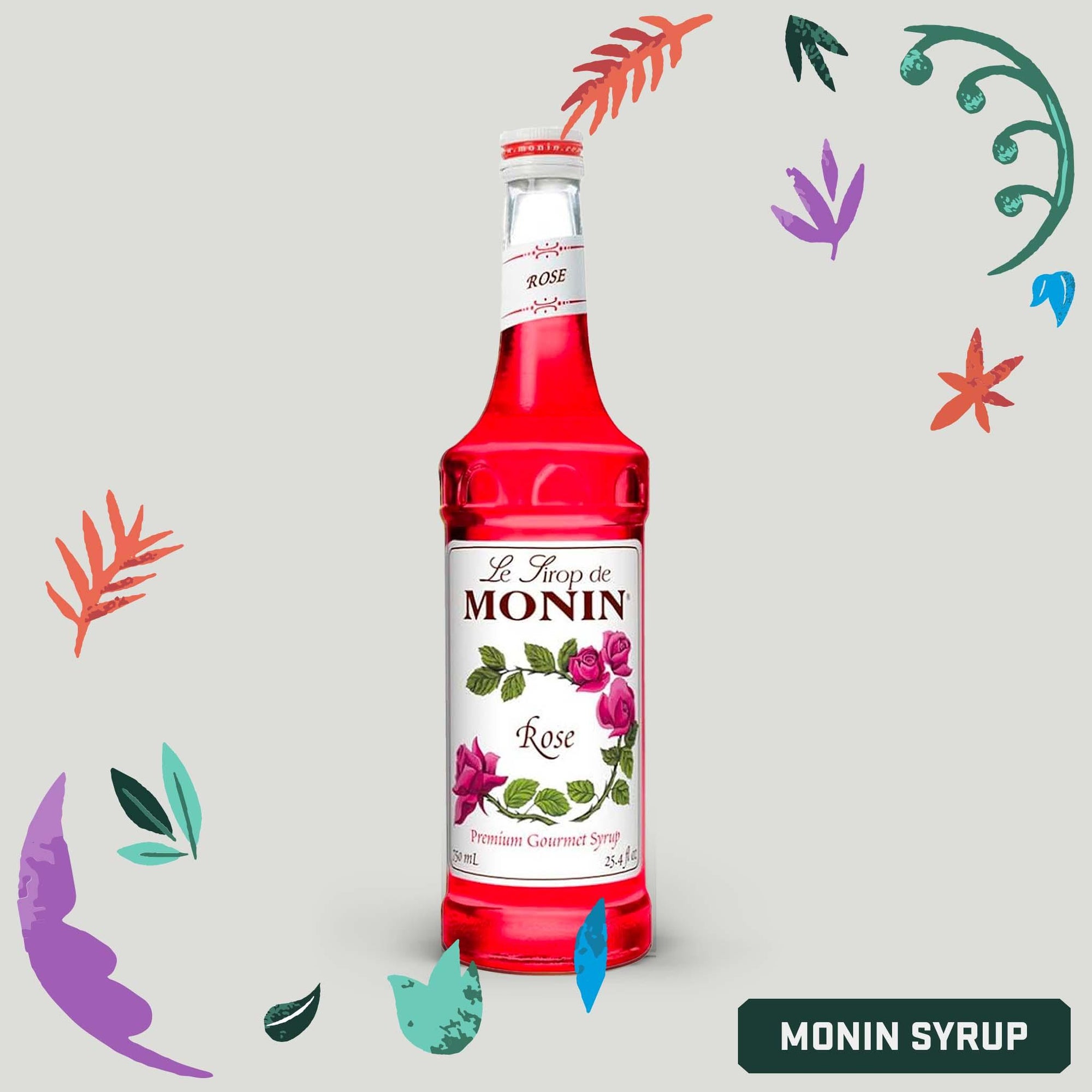 Monin Rose Syrup - Talitha Coffee